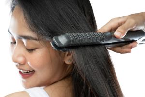 японское выпрямление волос (фото)